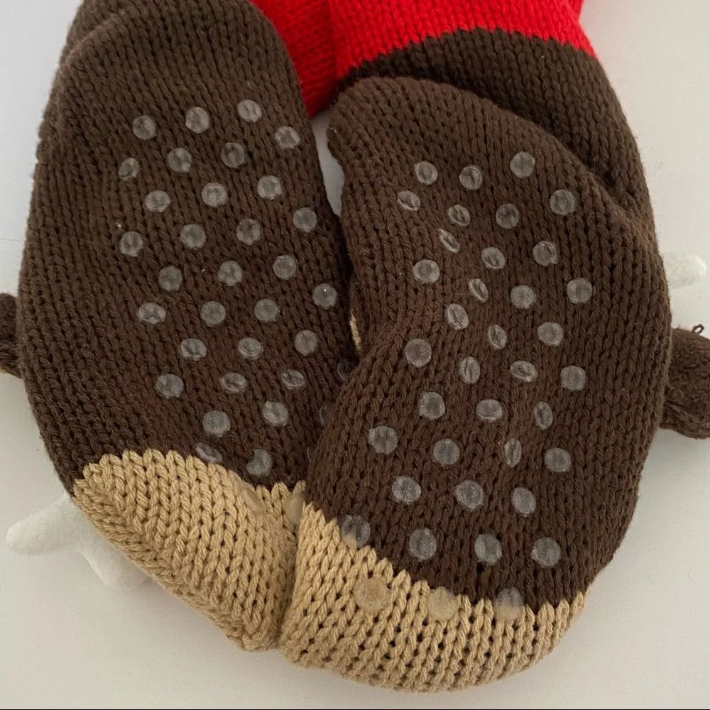 4/$25 NWT Rudolf the Red Nose Reindeer Christmas Socks size One Size Fits Most